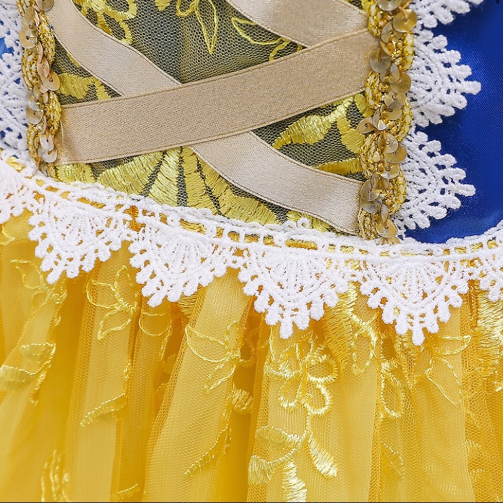 Luxury Embroidered Snow White Costume Dress - Picture 5 of 9